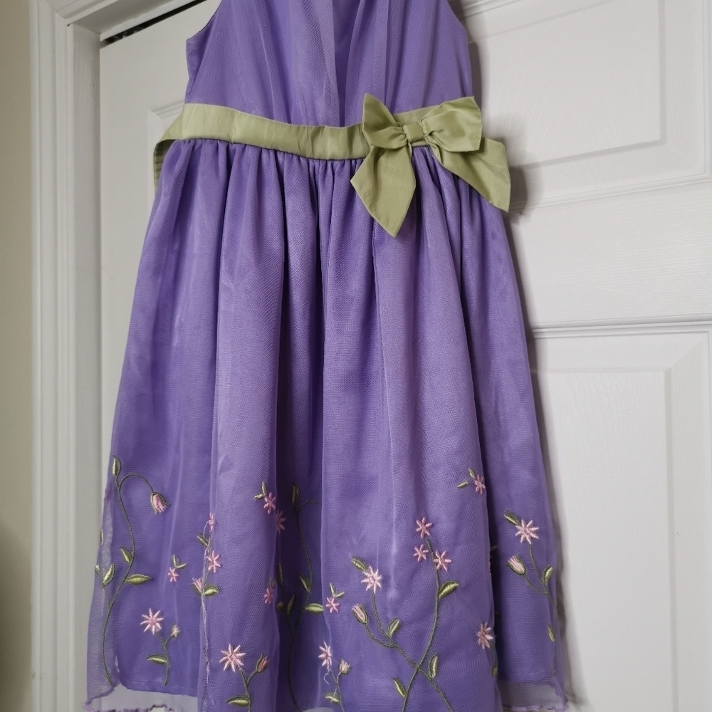 George kids Purple party dress